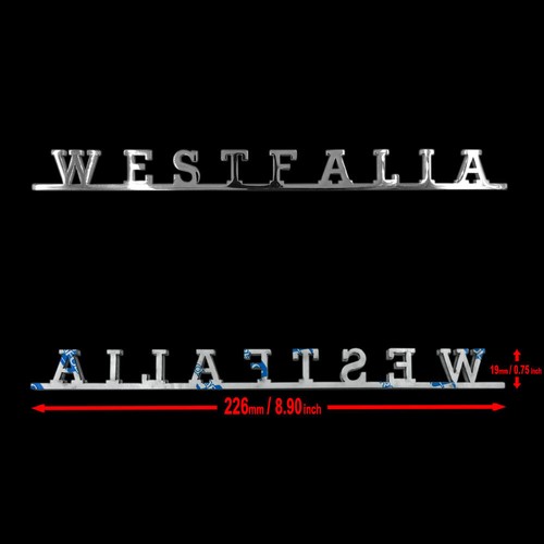 Decklid emblem westfalia - emblem, "westfalia"