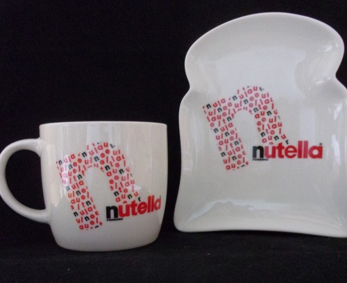 Nutella mug plate - &,