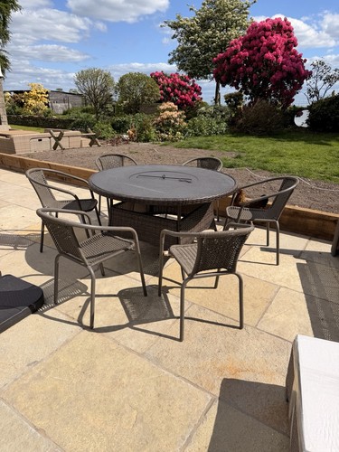 Moda seat glass fire pit - fire,