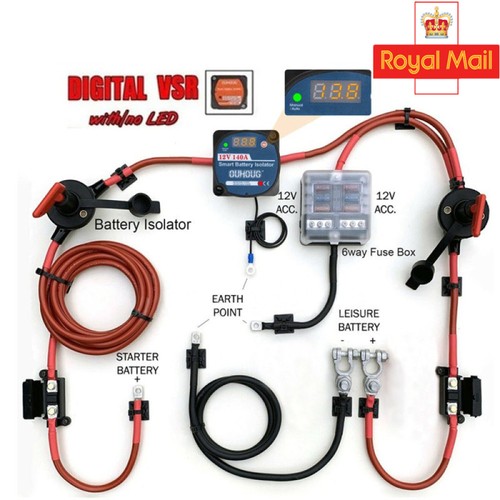 Split charge relay - relay, starter