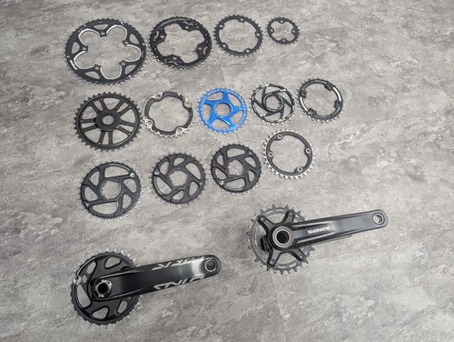 Job lot chainrings cranks - lot,