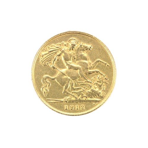 1912 gold half - 1912, coin
