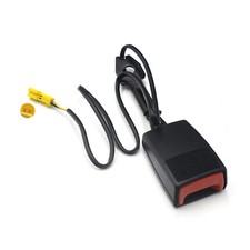 Front seat belt buckle for