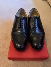 Barker Mirfield Black Leather