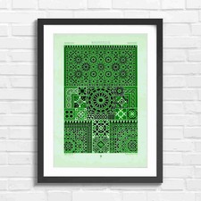 Vintage Mauresque Islamic Tile