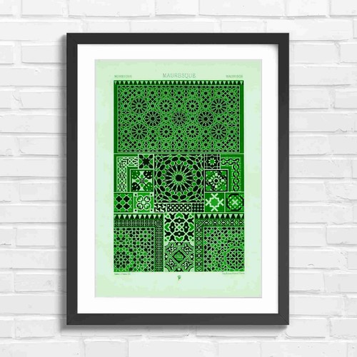 Vintage mauresque islamic tile - vintage,