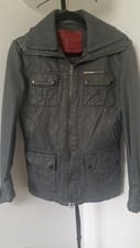 super dry women leather jacket