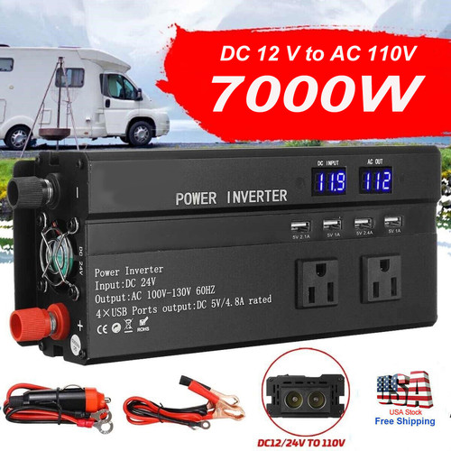 7000w lcd car - car, inverter