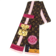 Authentic LOUIS VUITTON M70746 Bando Summer Trunk scarf silk[Used]