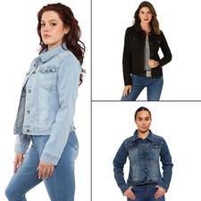 Enzo Womens Denim Jacket