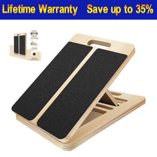 Wooden slant board - wooden, calf