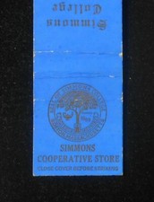 1930s Midget Match Simmons Cooperative Store Simmons College Boston MA Suffolk C