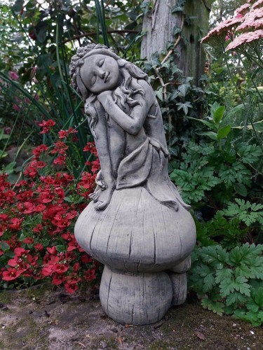 Stone garden fairy mushroom - fairy, on