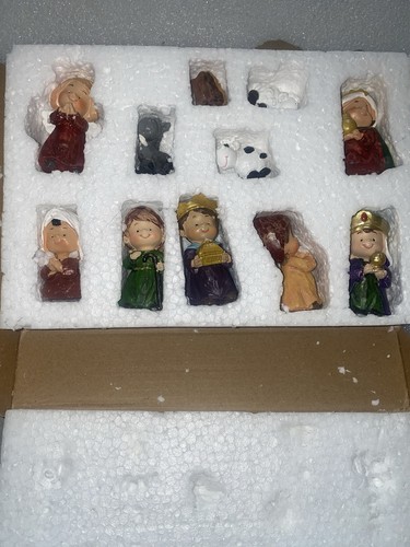 Christmas nativity scene resin - nativity,