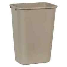 Rubbermaid Commercial Fg295700gray 10 Gal Rectangular Trash Can, Gray, 15 1/4
