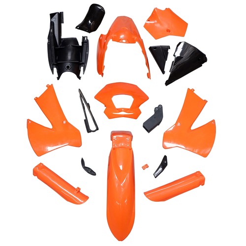 Orange ktm plastics kit - kit, fender