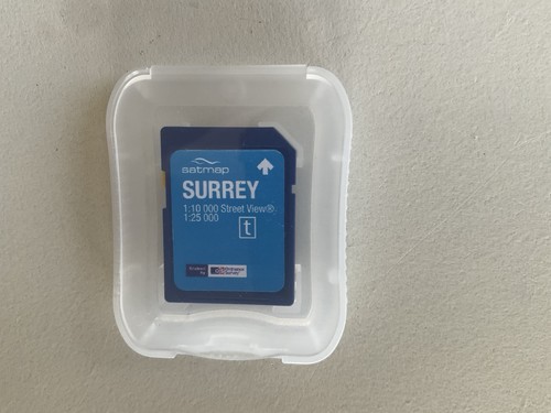 Satmap map card surrey - of,
