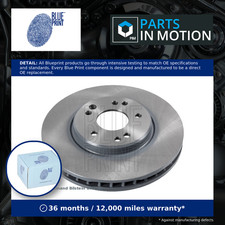 2x Brake Discs Pair Vented fits MERCEDES E500 W124 5.0 Front 93 to 95 M119.974