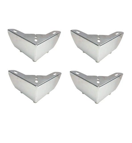 Metal chrome shape corner - metal,