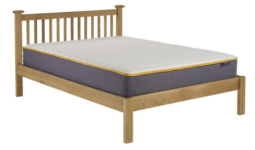 Solid real oak - real, bed