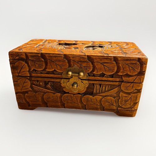 Vintage hand carved camphor - vintage,