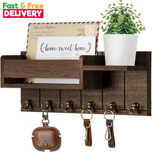 Key rack mail organizer - key,
