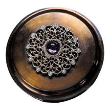 Antique Gilt Brass Filigree