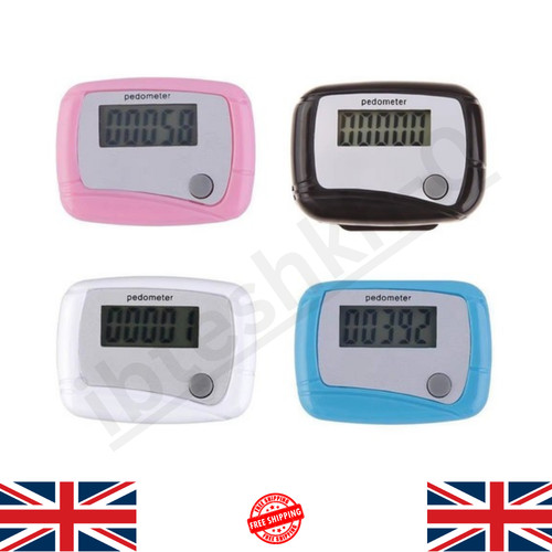 Lcd clip pedometer - clip, step