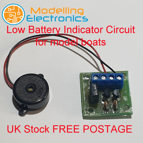 Low battery indicator - indicator, circuit