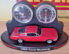 The Bradford Exchange Classic 1965 Ford Mustang Fastback Thermometer Clock