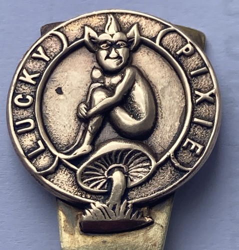 Brass tea caddy spoon lucky - spoon,,