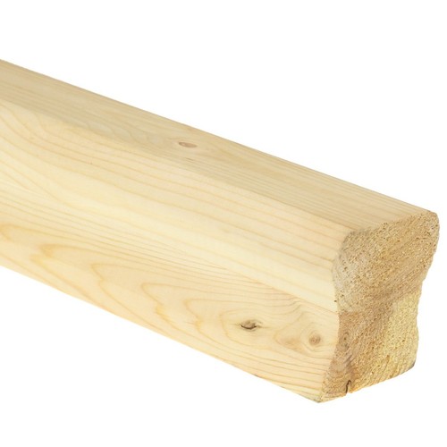 Pine handrail ungrooved - hr,