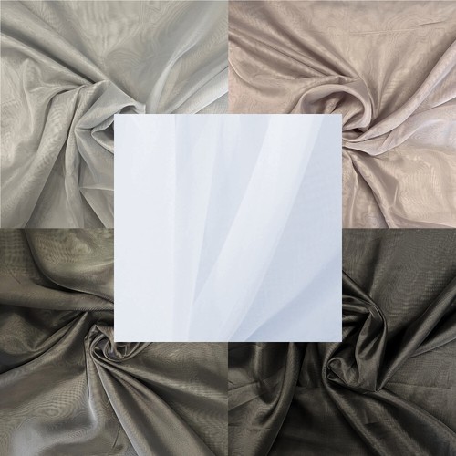 Plain voile fabric sheer fire - plain,
