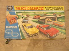 MATCHBOX MOTORISED MOTORWAY M-2 & Power Supply LESNEY BOXED - SPARES OR REPAIR