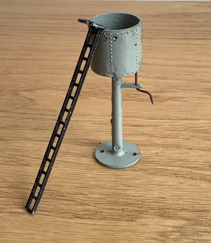 Vintage metal water tower - water, +