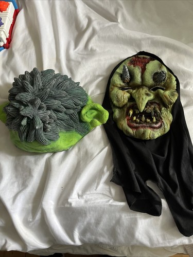 Vintage monster orc mask latex - vintage,