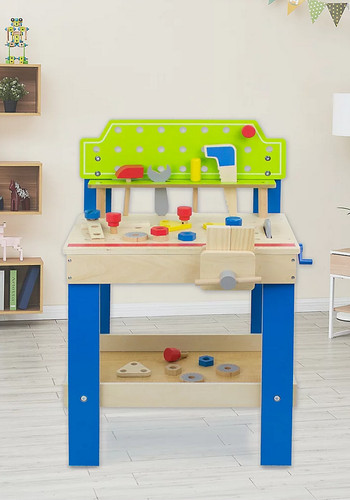 Childrens wooden workbench - childrens,