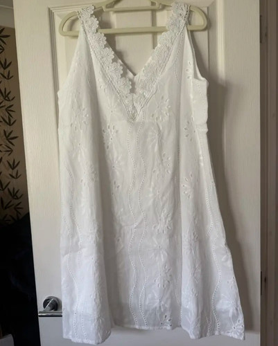 Women white floral lace full - women's,