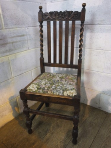 Solid oak victorian dining - 2,