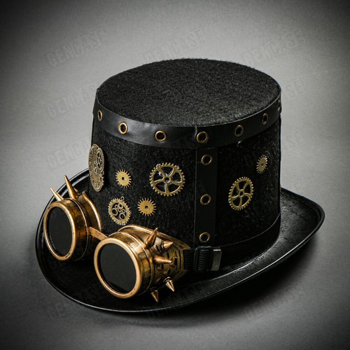 Black gold steampunk - gold, costume
