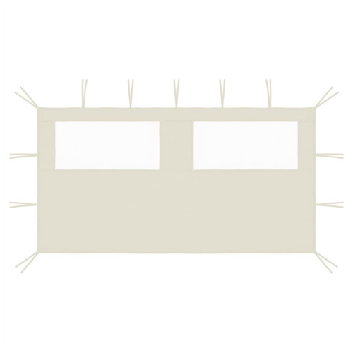 Gazebo sidewall 4x2m cream - sidewall,