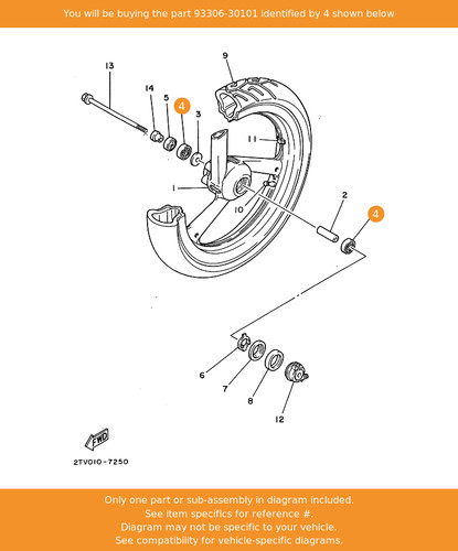 Yamaha bearing 93306 30101 - bearing,, 93306-30101