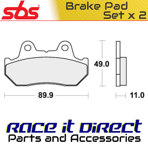 Brake pads for - cb, sc
