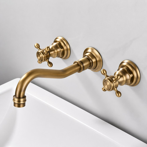Antique brass knobs - 2, basin