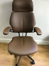 TAN LEATHER HUMANSCALE FREEDOM