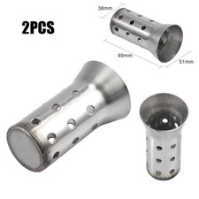 2X 51mm Motorcycle Exhaust