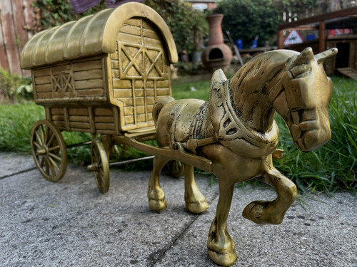 Vintage heavy brass gypsy - brass,