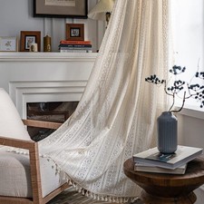 Tassel Crochet Hollow Curtain
