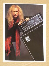 g/ handmade greetings card w music theme BILLY SHEEHAN / AMPEG SVT