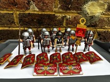 Playmobil Roman Legionaries, Centurions And Standad Bearers X 10 